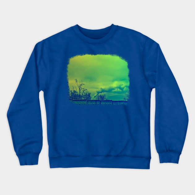 smoke Crewneck Sweatshirt by bober